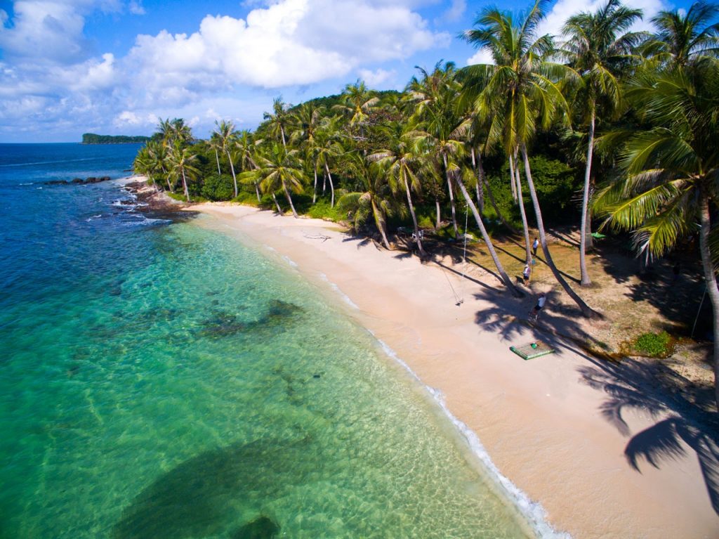 Coconut beach in Phu Quoc